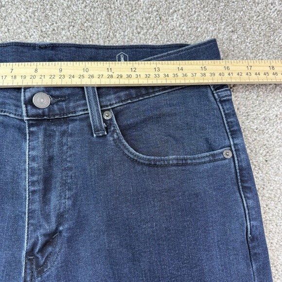 Levi's 512 Jeans‎ Men's 31x30 Straight Blue Denim Dark Wash - Picture 7 of 14